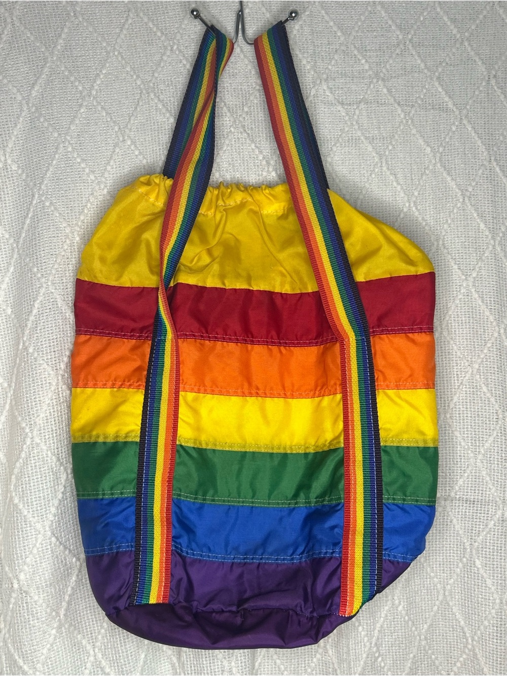 Taylor Bright Yellow Nylon Tote